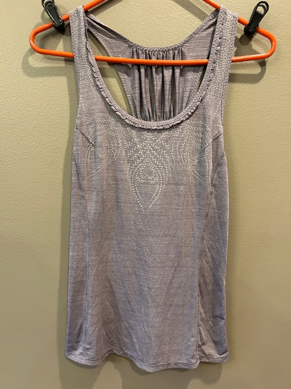 lululemon athletica Lavender-Gray Studded Racerback Tank